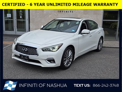 Certified 2022 INFINITI Q50 Luxe