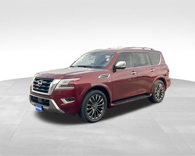 Used 2021 Nissan Armada Platinum w/ Captain's Chairs Package