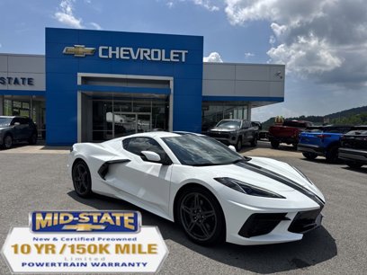 Used 2021 Chevrolet Corvette Stingray Preferred Cpe w/ Chrome Exterior Badge Package
