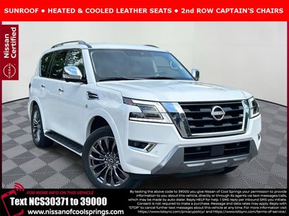 Certified 2021 Nissan Armada Platinum w/ Captain's Chairs Package
