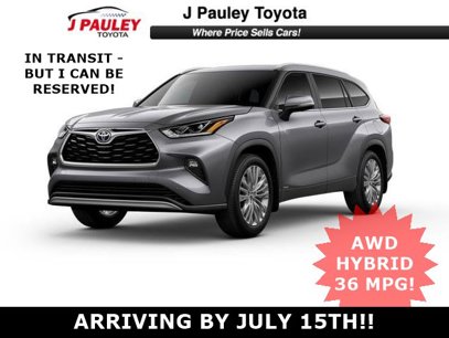 New 2025 Toyota Highlander Platinum