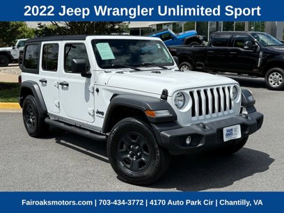 Certified 2022 Jeep Wrangler Unlimited Sport