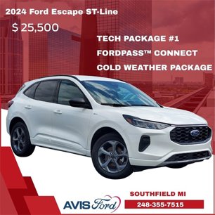 Certified 2024 Ford Escape ST-Line w/ Tech Pack #1