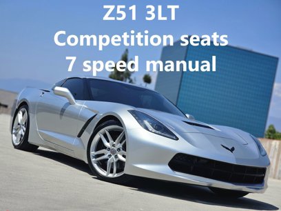 Used 2015 Chevrolet Corvette Stingray Coupe w/ 3LT Preferred Equipment Group