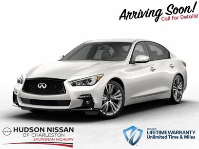 Used 2022 INFINITI Q50 Red Sport 400 w/ Carbon Fiber Package
