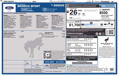 Used 2023 Ford Bronco Sport Outer Banks