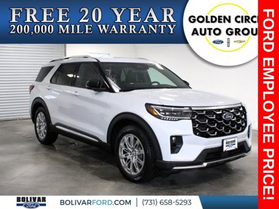 New 2025 Ford Explorer Platinum