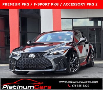 Used 2021 Lexus IS 350 F Sport w/ Accessory Package 2