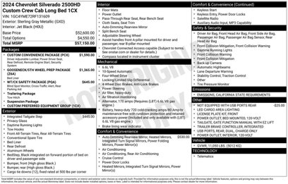 Used 2024 Chevrolet Silverado 2500 Custom w/ Custom Convenience Package