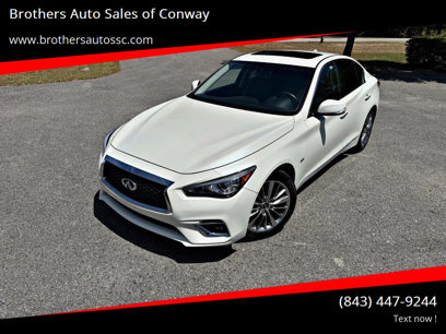 Used 2018 INFINITI Q50 Luxe w/ Essential Package (3.0T Luxe)