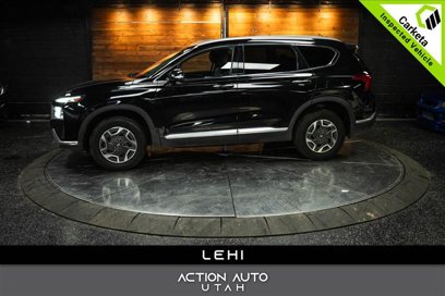 Used 2021 Hyundai Santa Fe Blue