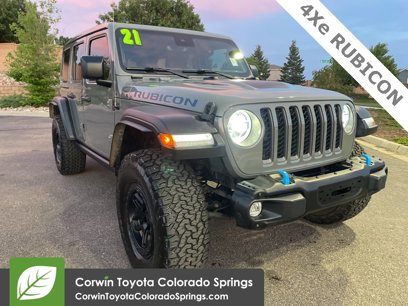 Used 2021 Jeep Wrangler Unlimited Rubicon 4xe w/ Steel Bumper Group