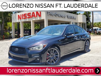 Used 2023 INFINITI Q50 Red Sport 400 w/ Black Opal Edition