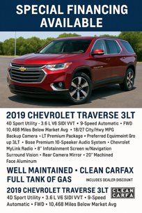 Used 2019 Chevrolet Traverse LT w/ LT Premium Package