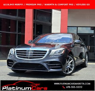 Used 2019 Mercedes-Benz S 560 Sedan w/ AMG Line Exterior