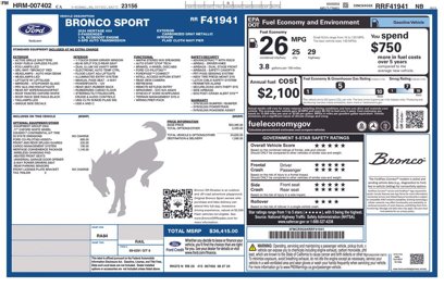 Used 2024 Ford Bronco Sport Heritage w/ Heritage Convenience Package
