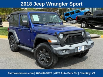 Certified 2018 Jeep Wrangler Sport