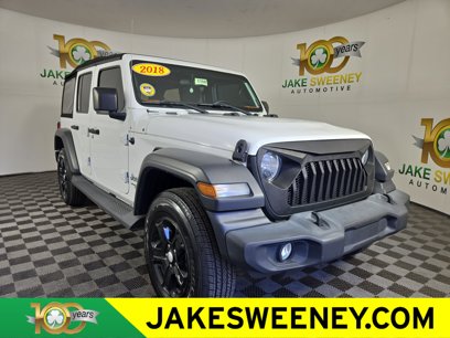 Certified 2018 Jeep Wrangler Unlimited Sport S
