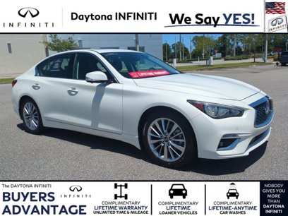 Used 2021 INFINITI Q50 Luxe w/ Cargo Package