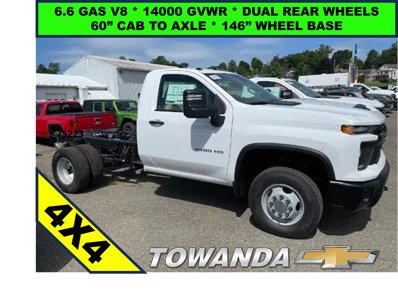 New 2025 Chevrolet Silverado 3500 W/T w/ Snow Plow Prep Package