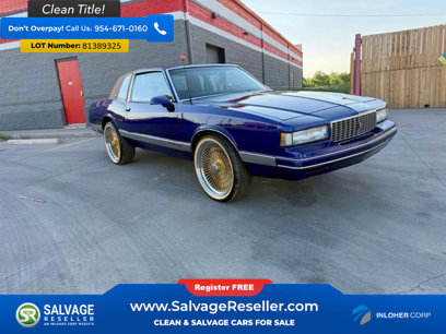 Used 1986 Chevrolet Monte Carlo
