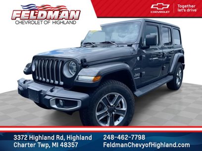 Used 2021 Jeep Wrangler Unlimited Sahara w/ Uconnect 4C Nav & Sound Group