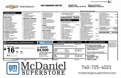 Used 2022 Chevrolet Suburban RST w/ Luxury Package
