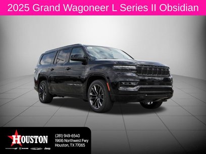 New 2025 Jeep Grand Wagoneer L Series II Obsidian w/ Quick Order Packagew 28T