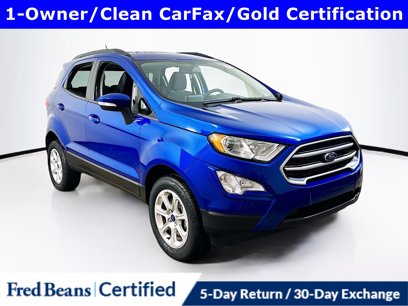 Certified 2021 Ford EcoSport SE w/ Interior Protection Package