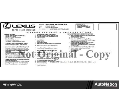 Used 2018 Lexus RX 350 FWD
