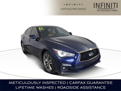 Certified 2021 INFINITI Q50 Signature Edition w/ Cargo Package