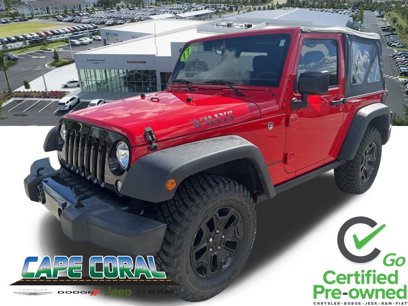 Certified 2017 Jeep Wrangler Sport