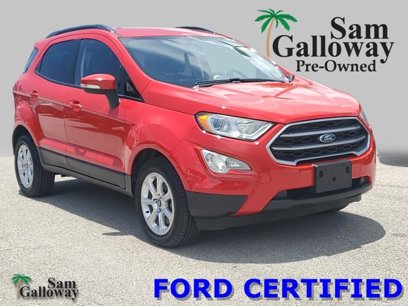 Certified 2019 Ford EcoSport SE