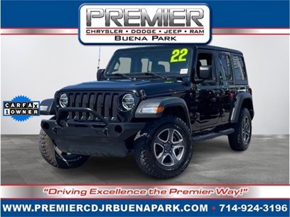 Certified 2022 Jeep Wrangler Unlimited Sport