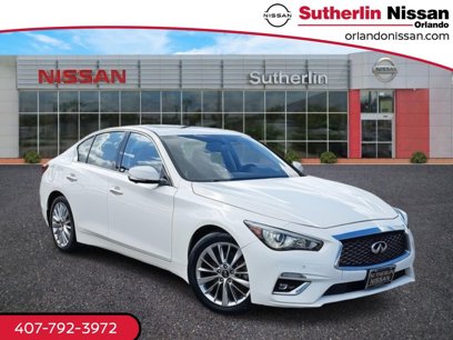 Used 2021 INFINITI Q50 Luxe w/ Cargo Package