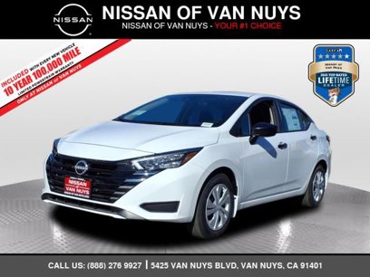 New 2025 Nissan Versa S w/ Trunk Package