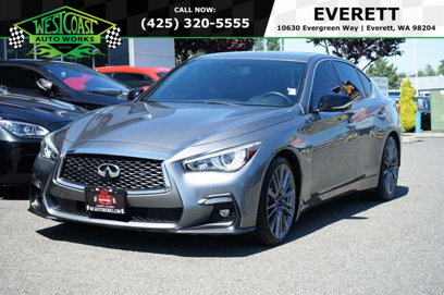 Used 2018 INFINITI Q50 Red Sport 400 w/ Cargo Package (L95)