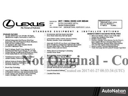 Used 2017 Lexus ES 350