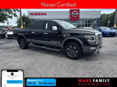 Certified 2021 Nissan Titan Platinum Reserve w/ Moonroof Package