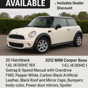 Used 2012 MINI Cooper Hardtop