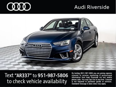 Used 2019 Audi A4 2.0T Premium w/ Convenience Package