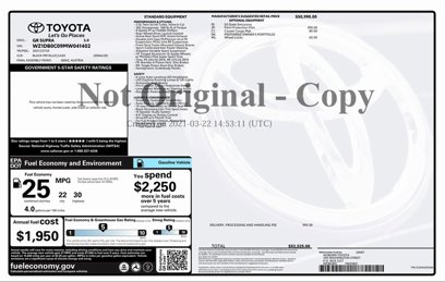Used 2021 Toyota Supra
