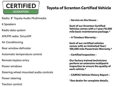Certified 2023 Toyota Corolla LE