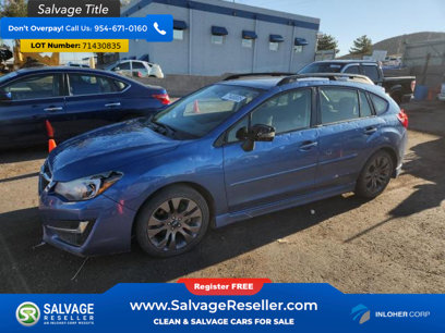 Used 2015 Subaru Impreza 2.0i Sport Premium