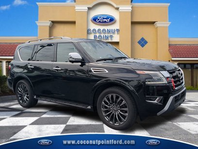 Used 2023 Nissan Armada Platinum w/ Captain's Chairs Package