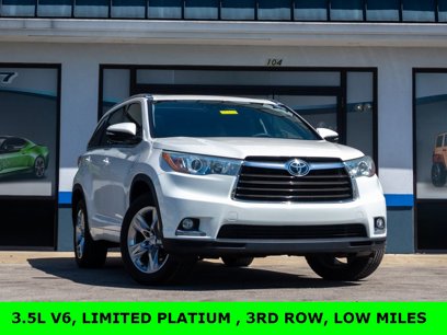 Used 2016 Toyota Highlander Limited Platinum