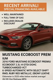 Used 2016 Ford Mustang Premium