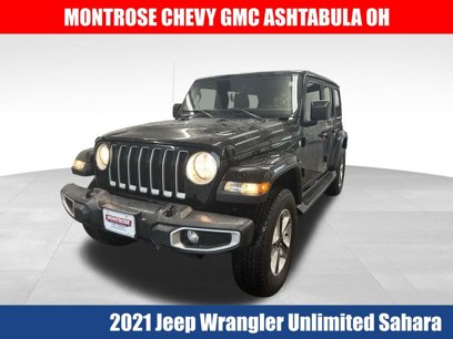 Used 2021 Jeep Wrangler Unlimited Sahara w/ Uconnect 4C Nav & Sound Group