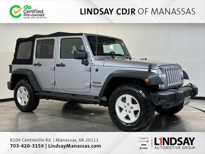 Certified 2015 Jeep Wrangler Unlimited Sport w/ Quick Order Package 24S
