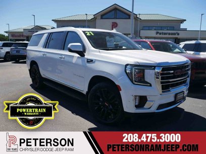 Used 2021 GMC Yukon XL SLT w/ Rear Media and Nav Package